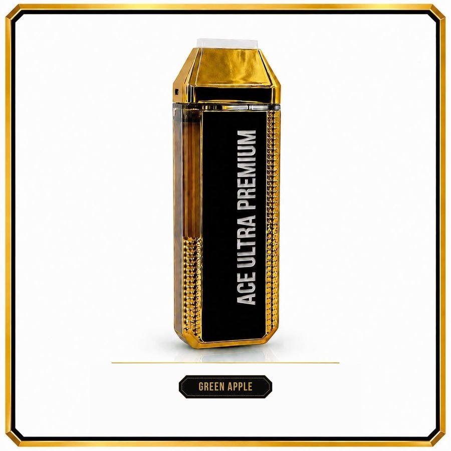 Green Apple — ACE ULTRA FIFA THC diamond sauce disposable vape