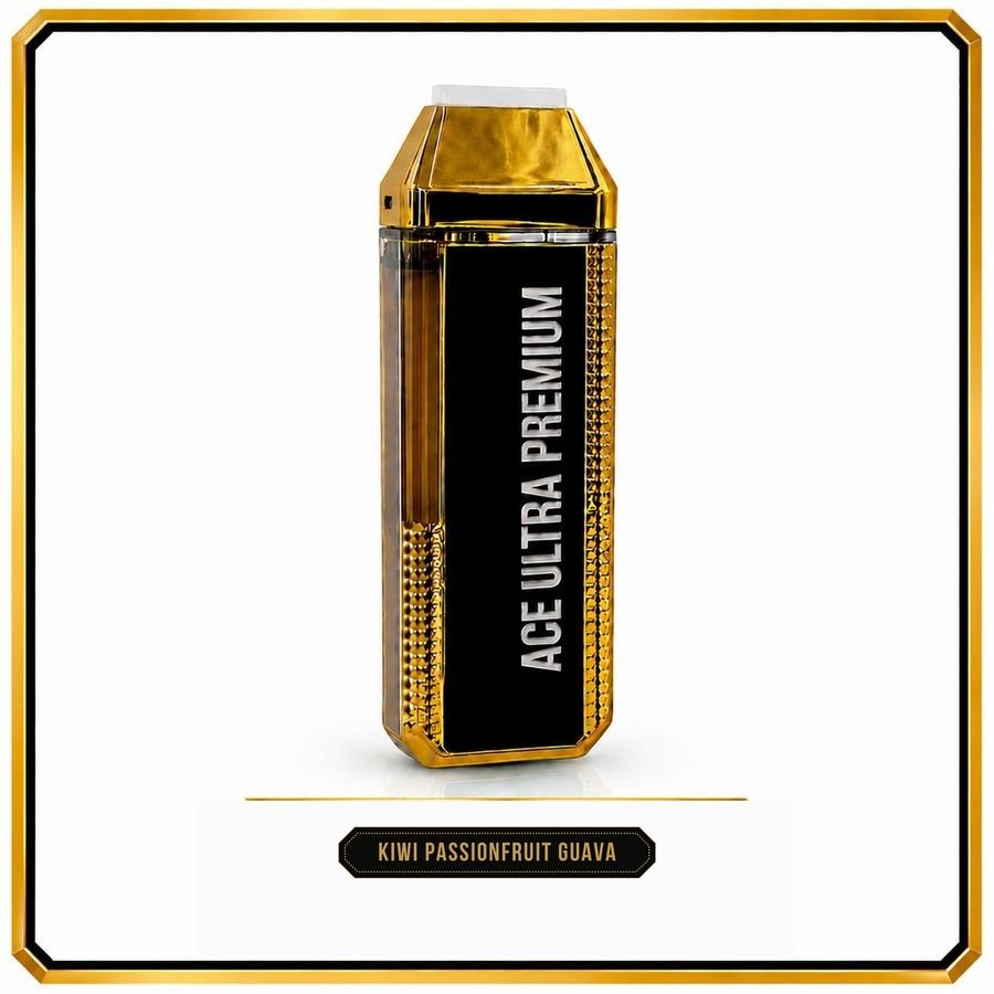 Kiwi Passionfruit Guava — ACE ULTRA FIFA THC diamond sauce disposable vape