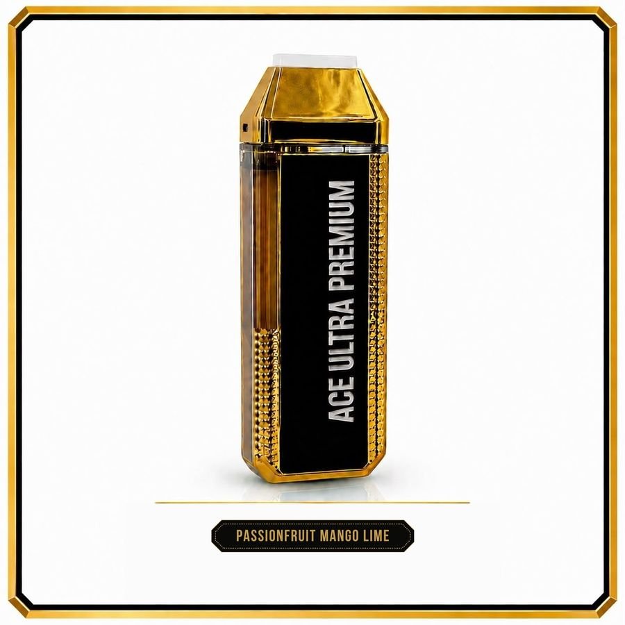 Passionfruit Mango Lime — ACE ULTRA FIFA THC diamond sauce disposable vape
